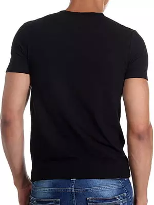 Мужская черная хлопковая футболка Doreanse Cotton Collection 2810c01